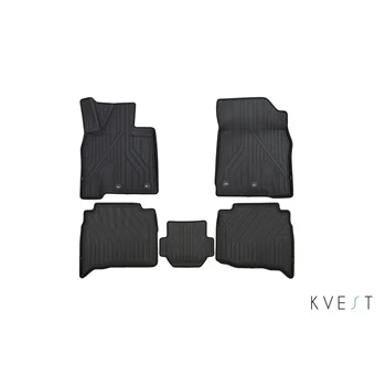 

Mats kvest 3D salon Lexus LX 2015, 5 PCs (Polystar, gray, black (Lexus)