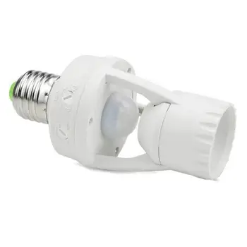 

TPFOCUS E27 LED Lamp Bulb Holder Light Socket Switch Infrared PIR Motion Sensor