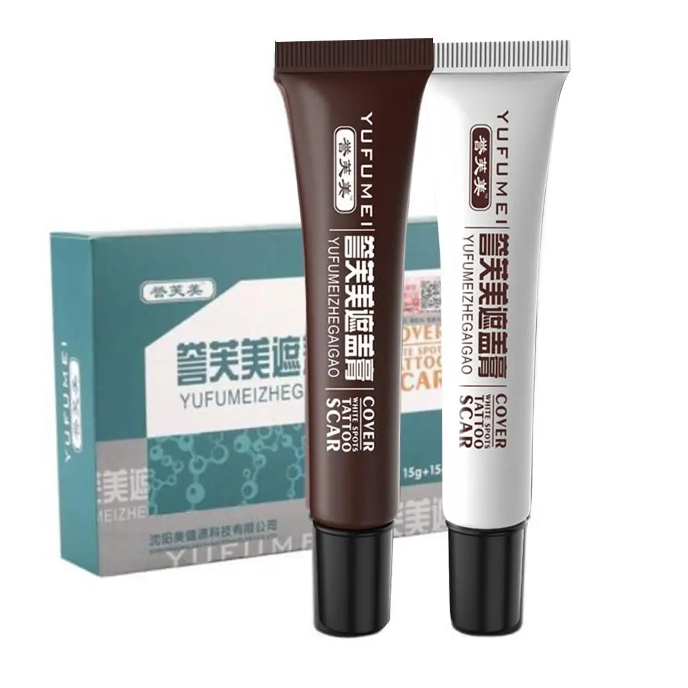 2pcs/Set Skin Concealar Stick Camouflage Make-Up Concealer For Tattoo, Scar And Birthmark Cover Up Tattoo Concealer Cream 6