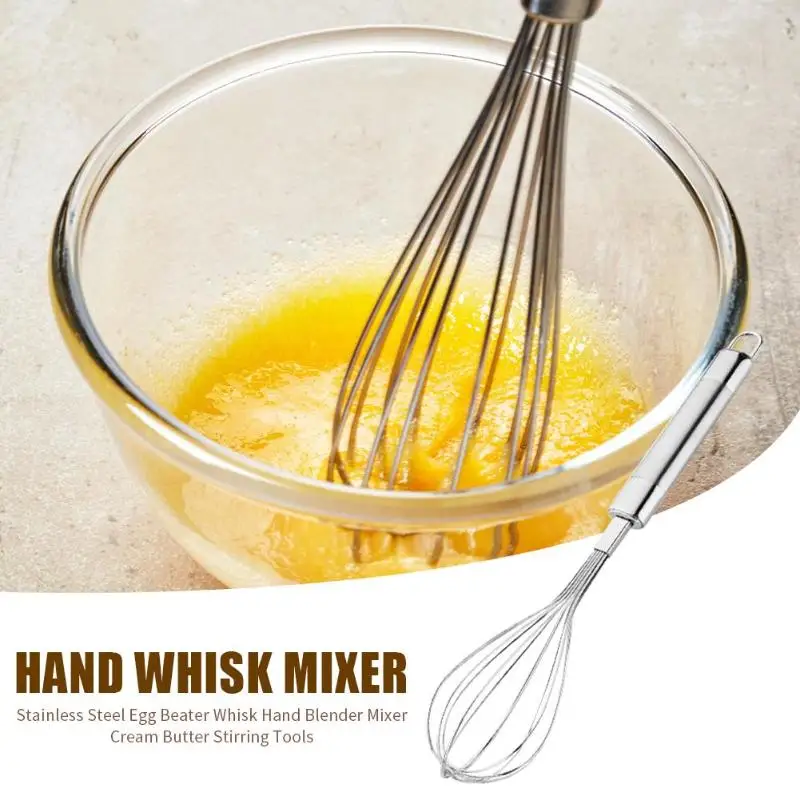 Взбиватель для яиц из нержавеющей стали, ручной взбиватель, миксер, крем для перемешивания, кухонный инструмент, крем для выпечки, перемешивание для дома