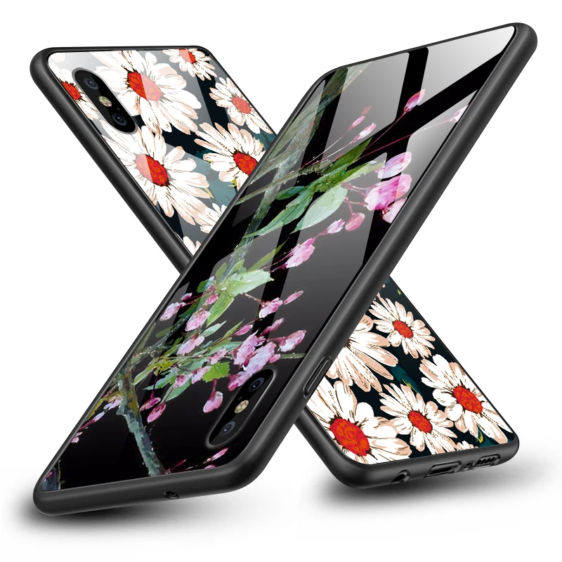 Чехол для iPhone 5S SE 6 6S 7 8 Plus XR XS MAX задняя крышка из закаленного стекла Meizu M5 M6 M8 M9 Note 16th