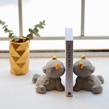 

Concrete Cement Bookend Mold Silicone Bear Molds Concrete Cute Bear Molds Bear Molds for Plaster