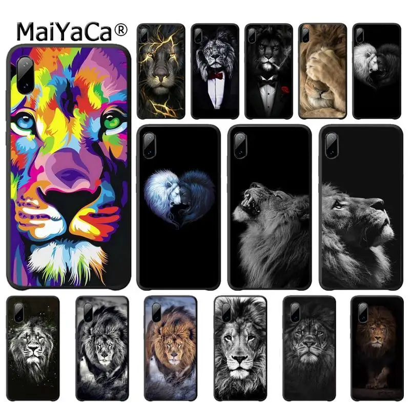 Мужской милый чехол Maiya Lion Alpha Роскошный для Xiaomi Redmi Note 4x 4a 5 5a Plus 6 6a Pro S2 телефонные