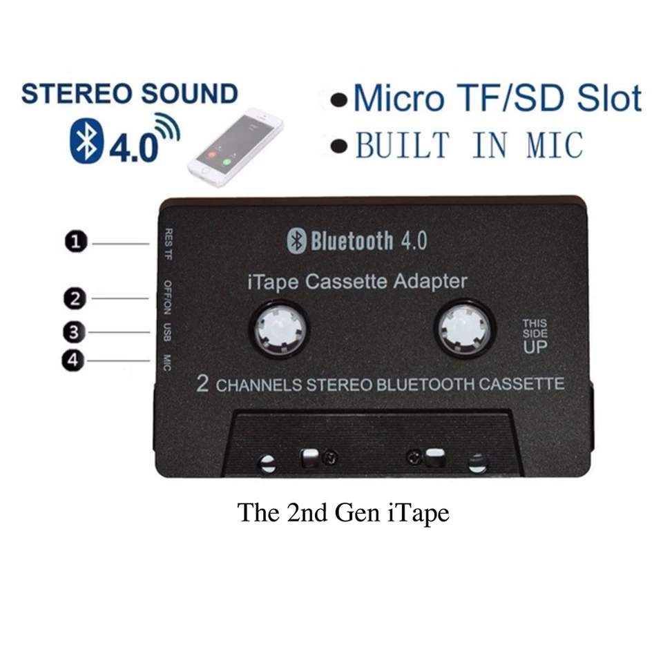 Adaptador cassette bluetooth