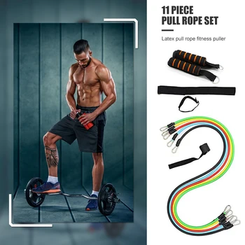 

Home Fitness Resistance Band Pilates Yoga Leg Stretcher Durable Pull Rope w/ Anchor for Working-out Comfortable Decor