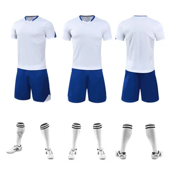 

Adult football uniform suit male football jersey game training team uniform student jersey factory direct sales