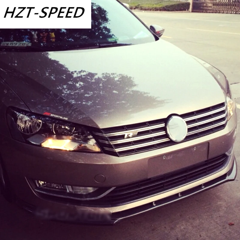 2012-2013 автомобильный протектор бампер передняя губа для VOLKSWAGEN Passat R Стиль автомобиля углеродное волокно передняя губа