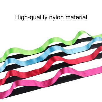 

Exercise Band with12 Loops Multifunctional Yoga Stretch Strap Adjustable for Stretching Rehabilitation Training Leg Flexibility