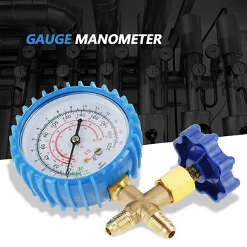 

Car Air Conditioning A/C R134A Refrigerant Recharge Hose Pressure Gauge