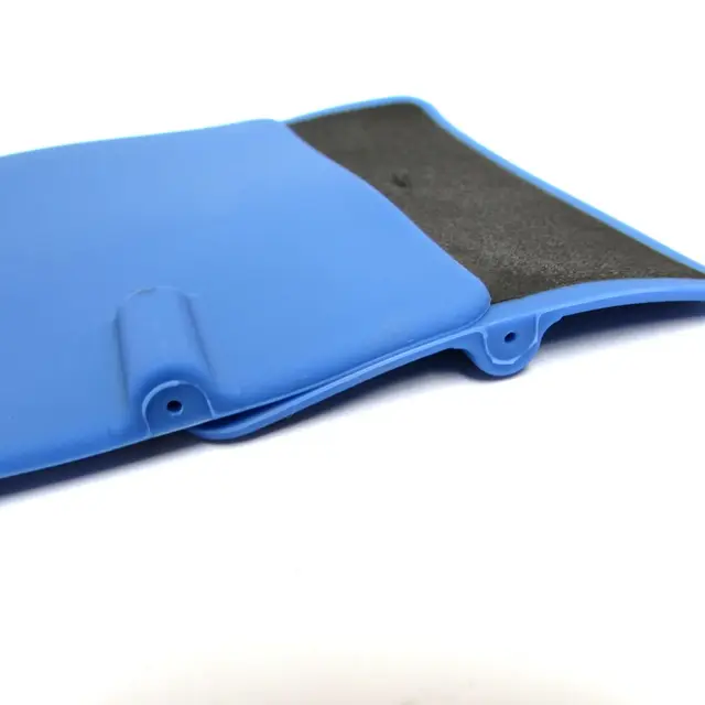 Blue reusable rectangular electrode pad non-gel carbon rubber electrodes, used for EMS and dozens of micro currents 2