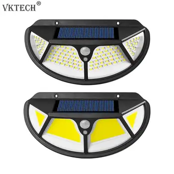 

3-sided Waterproof Solar Light Motion Sensor Human Body Induction Wall Lamp Security Solar Lamp Outdoor Emergency Wall Light