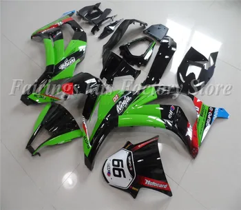

New ABS Motorcycle Fairings Kit Fit for kawasaki Ninja ZX10R 2011 2012 2013 2014 2015 ZX-10R Bodywork set Custom Green Black Red