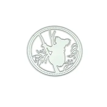 

Koala Metal Cutting Dies Stencil Scrapbooking Album Stamp DIY Paper Card Crafts Decor