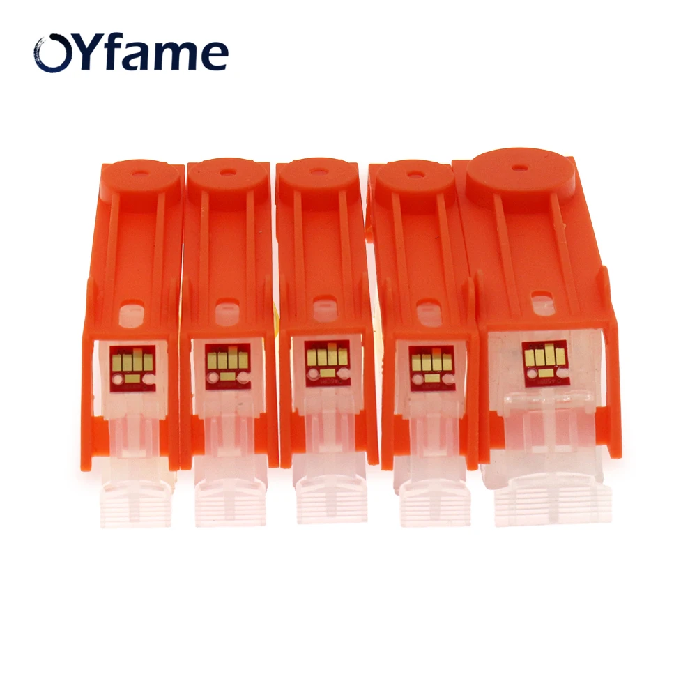 Картридж с чипом для принтера Canon MG5240 MG5140 MG5340 IP4840 IP4940 MX884 5 цветов|ink cartridge|refillable ink