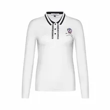 Женская рубашка для гольфа, новинка, весна-лето, Марка LONA, спортивная рубашка для гольфа, полный рукав, не скатывается, футболка для гольфа