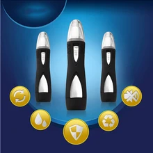 Электробритва для удаления волос в носу триммер для мужчин бритвенные волосы для носа мужские для бритья ножницы для стрижки волос водонепроницаемый аккумулятор триммер для носа