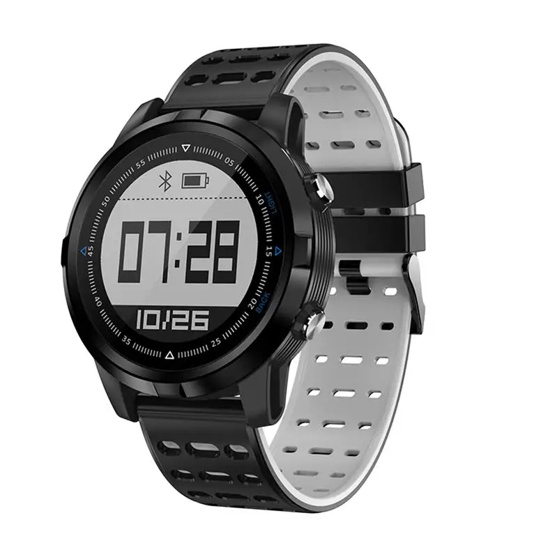 DAROBO N105 gps Smartwatch движение трек фитнес монитор сердечного ритма водонепроницаемые спортивные Смарт часы для мужчин полный сенсорный экран - Цвет: black frame