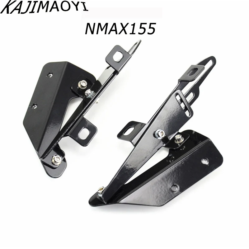 KAJIMAOYI Мотоцикл CNC NMAX кронштейн заднего вида для Yamaha NMAX155 150 15- боковые заднего вида держатель зеркала фиксированный стент держатель