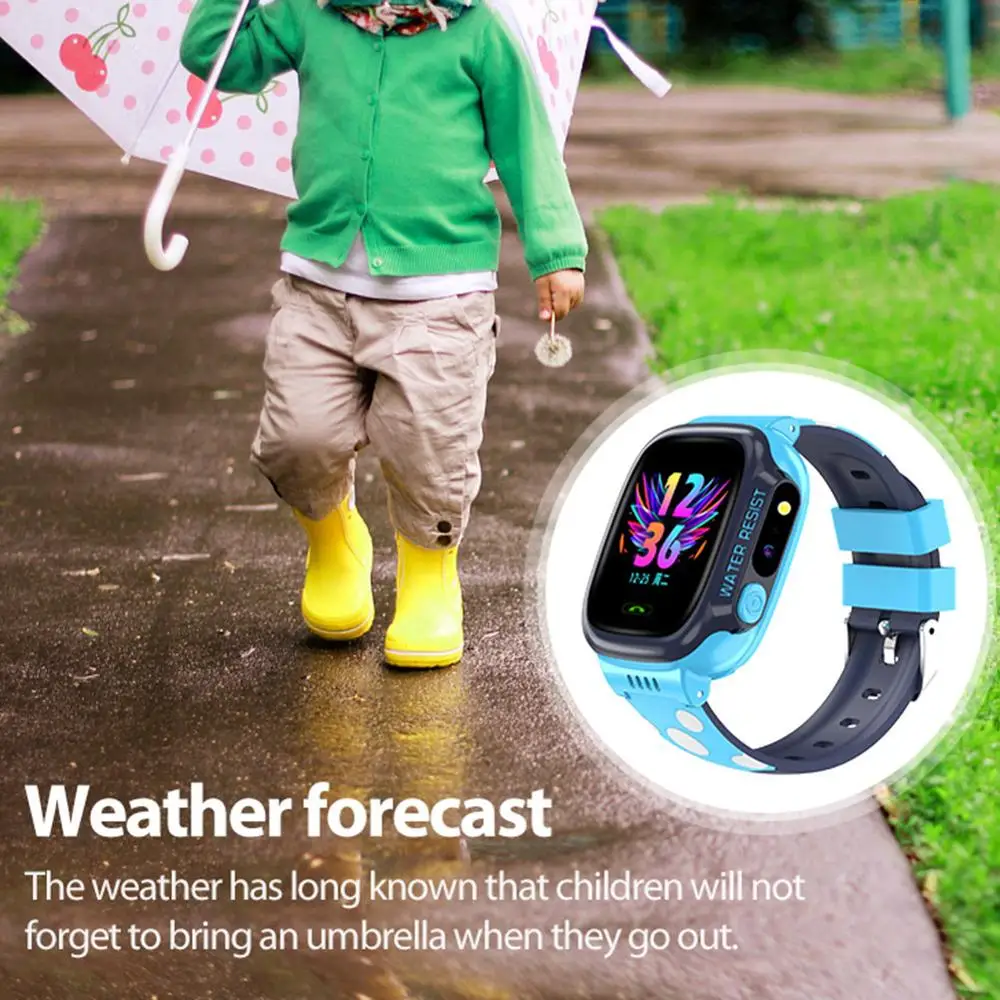 Y92 Smart Watch Kids Touch Screen WiFi Positioning Children's Watches SOS Call Location Anti-Lost Reminder Watch Children Clock
