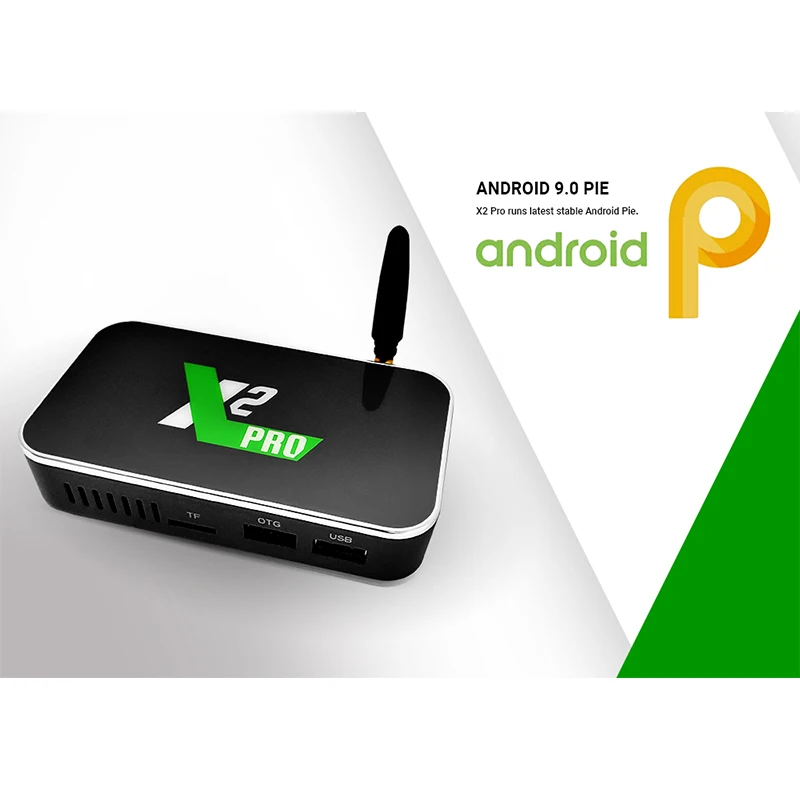 X2 PRO Android tv Box DDR4 4 ГБ 32 ГБ Smart Android 9,0 IPTV box Amlogic S905X2 2,4G 5G WiFi 1000M 4K HD телеприставка медиаплеер