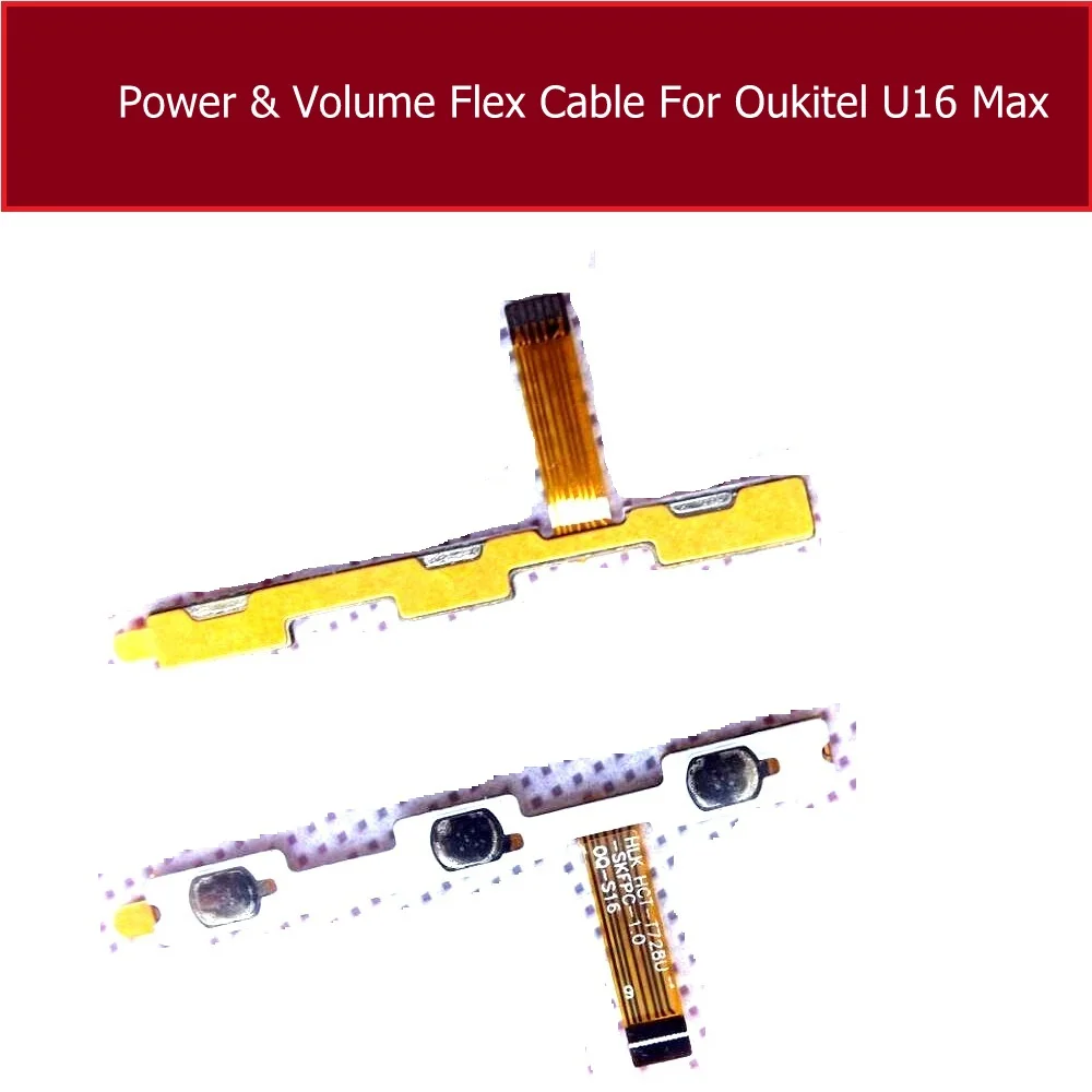 

Power+Volume Side Button FPC Flex Cable For Oukitel U16 Max Power Volume Switch Flex Cable For Oukitel U16 Max Repair Parts