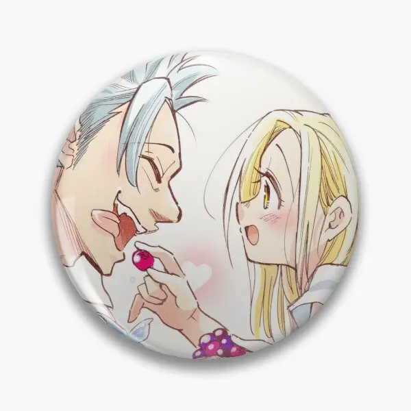 Seven Deadly Sins Ban Elaine Birthda Customizable Soft Button Pin Cartoon Jewelry Hat Fashion Badge Decor Creative Metal Collar | Дом и сад