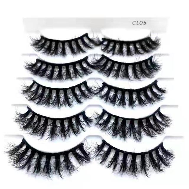 Pairs Multipack 3D Mink Lashes False Eyelashes Handmade Wispy Fluffy Long Lashes Natural Eye Makeup Tools Eye Lashes H13 E08