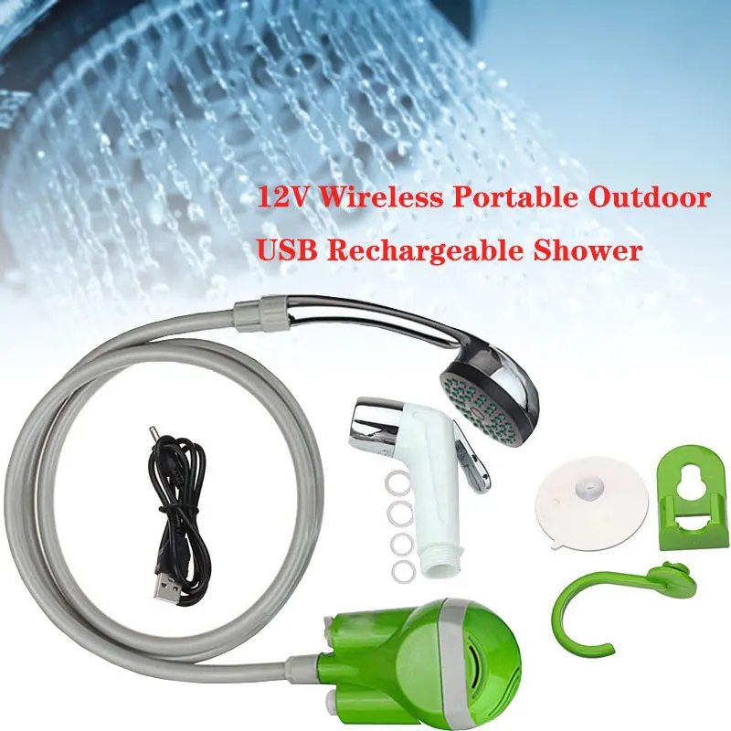 Low Price Car Washer Nozzle Shower-Head Caravan Water-Pump Travel Sport Wireless Rechargeable Outdoor 85Z1Gb9QO
