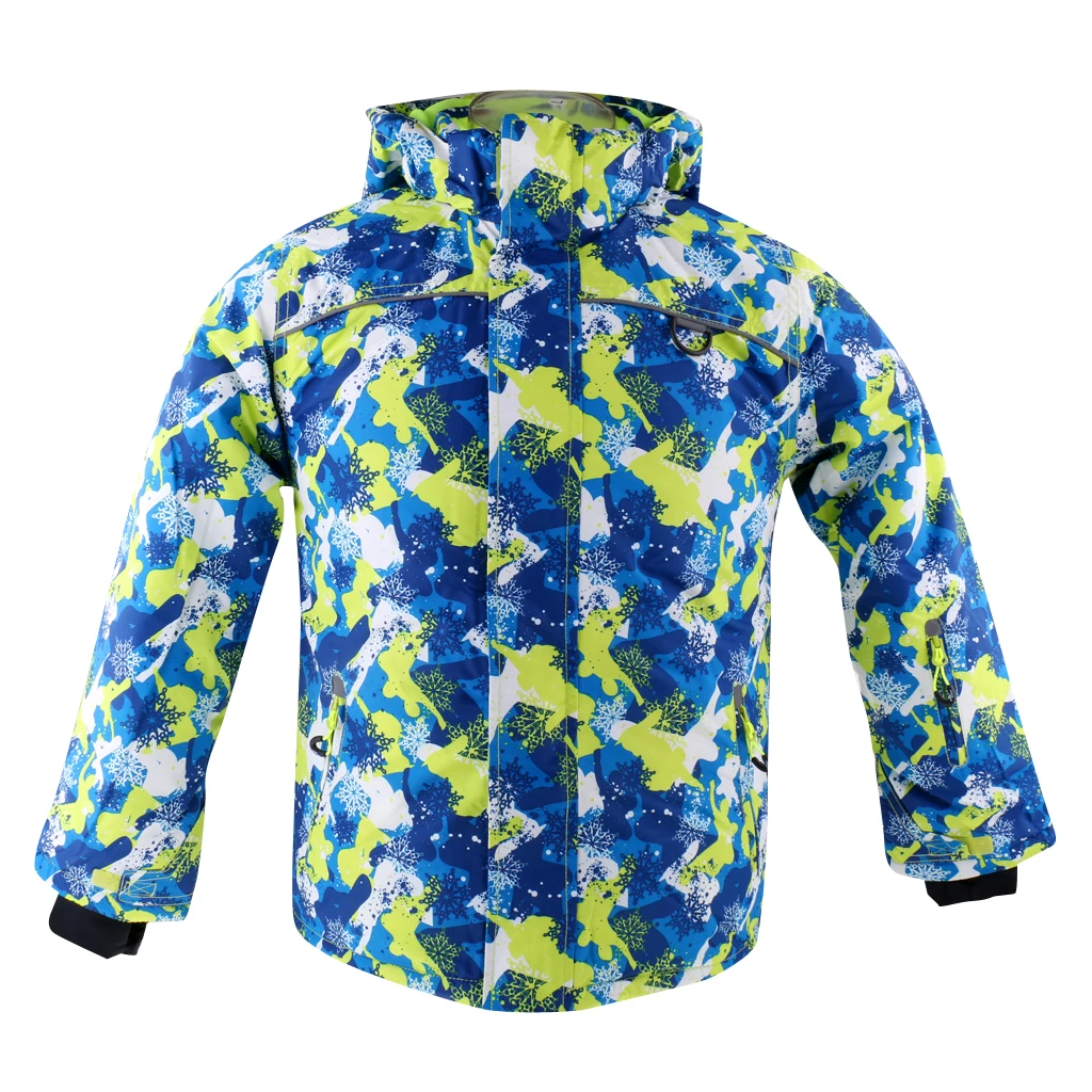Unisex Kids Snowsuit Set Waterproof Windproof Thermal Warm Ski Jacket and SKi Pants Skiing Jackets for Winter