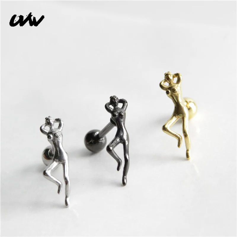 2 шт. женские серьги гвоздики из хирургической стали|Серьги-гвоздики| |