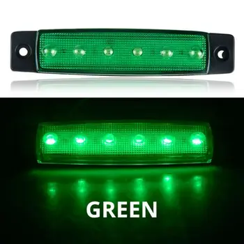

Waterproof Indicator Lights 6pcs Super bright Ultra thin Splash-proof Set LED