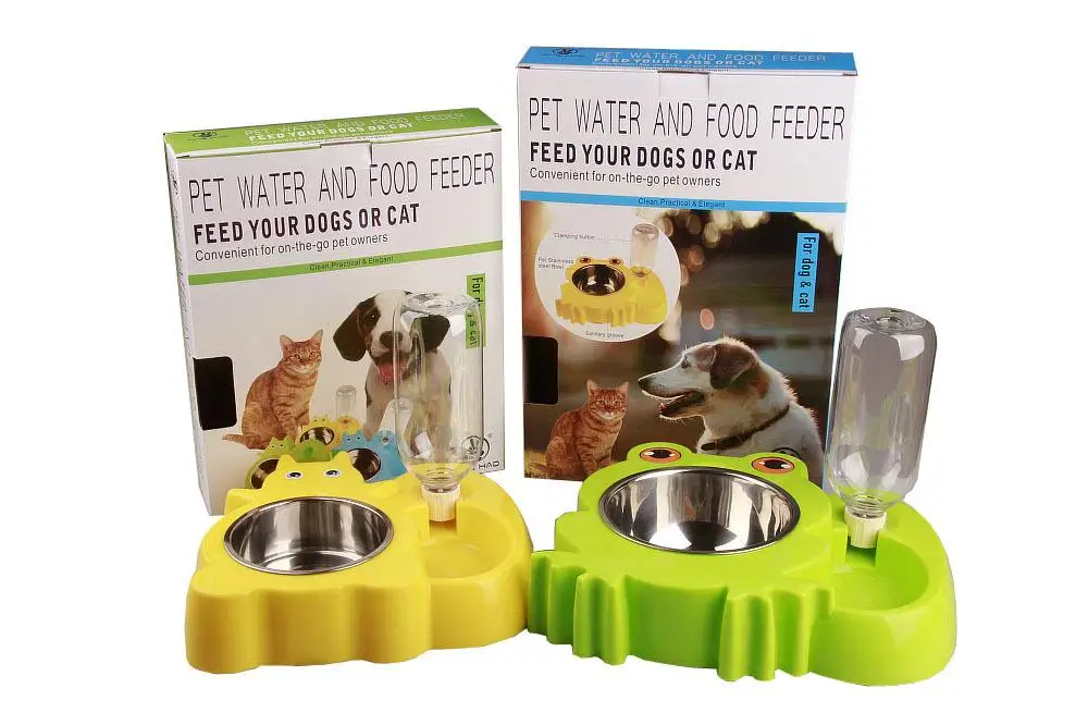 Squirrel frog cartoon dog drinking bowl (24)