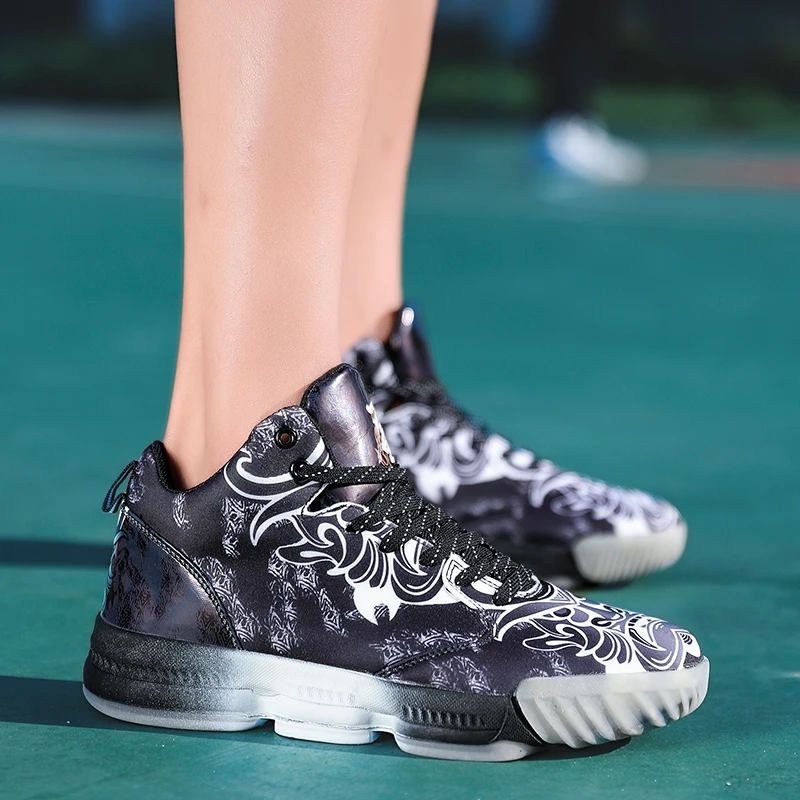 mesh basketball shoes