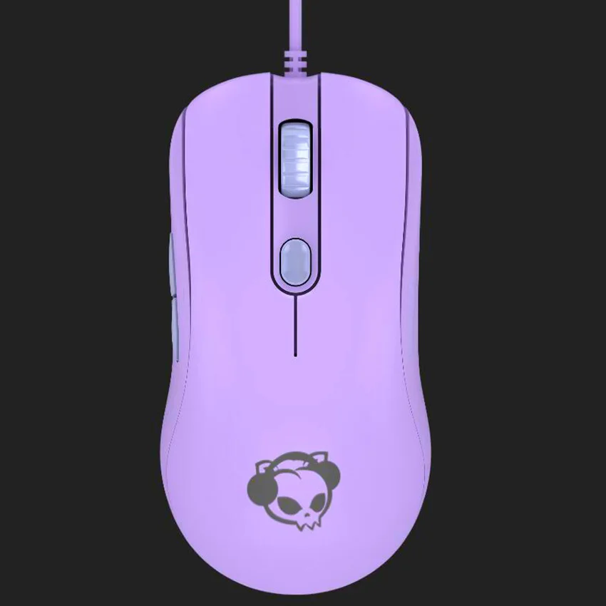 Purple AKKO AG325 мышь симметричная игровая мышь 5000 dpi чип PMW3325/Omron Micro Motion для игр дома и офиса - Цвет: Purple