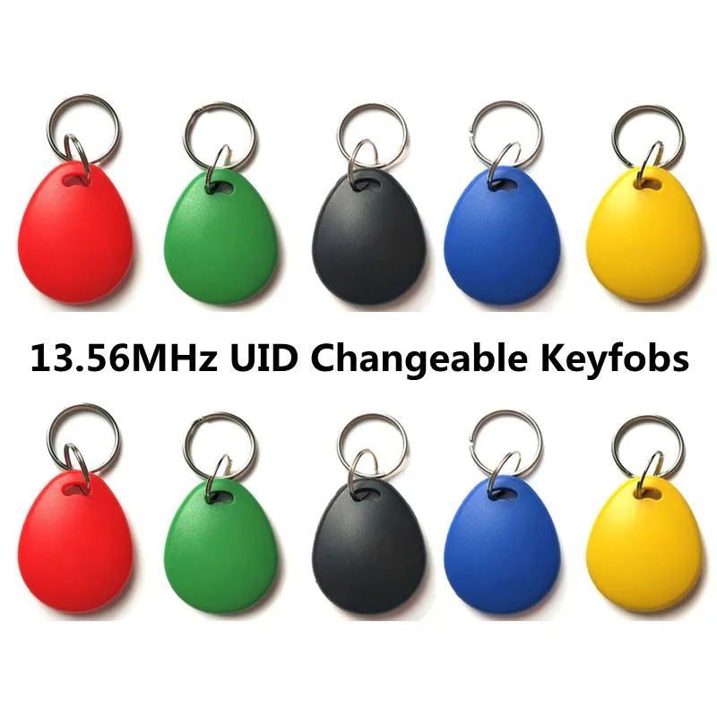RFID CUID 태그 스티커, 키태그 라벨, UID 변경 가능 블록 0 쓰기 가능, 다시 쓰기 스티커, NFC 안드로이드 MCT 복사 클론용, 13.56Mhz, 1 개