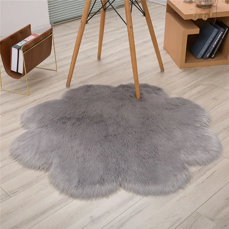 Fluffy Rugs Anti-Slip SHAGGY RUG Super Soft Carpet Mat Living Room Floor Bedroom 