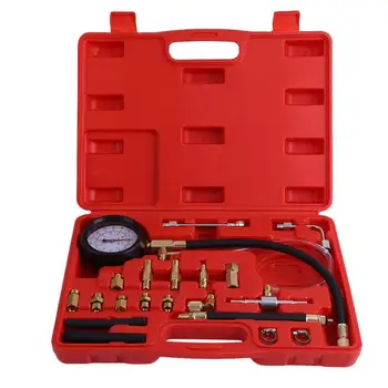 

140 PSI Fuel Injection Pump Injector Tester Pressure Gauge Gasoline Car Vehicle Oil Combustion Spraying Diagnostics Tool