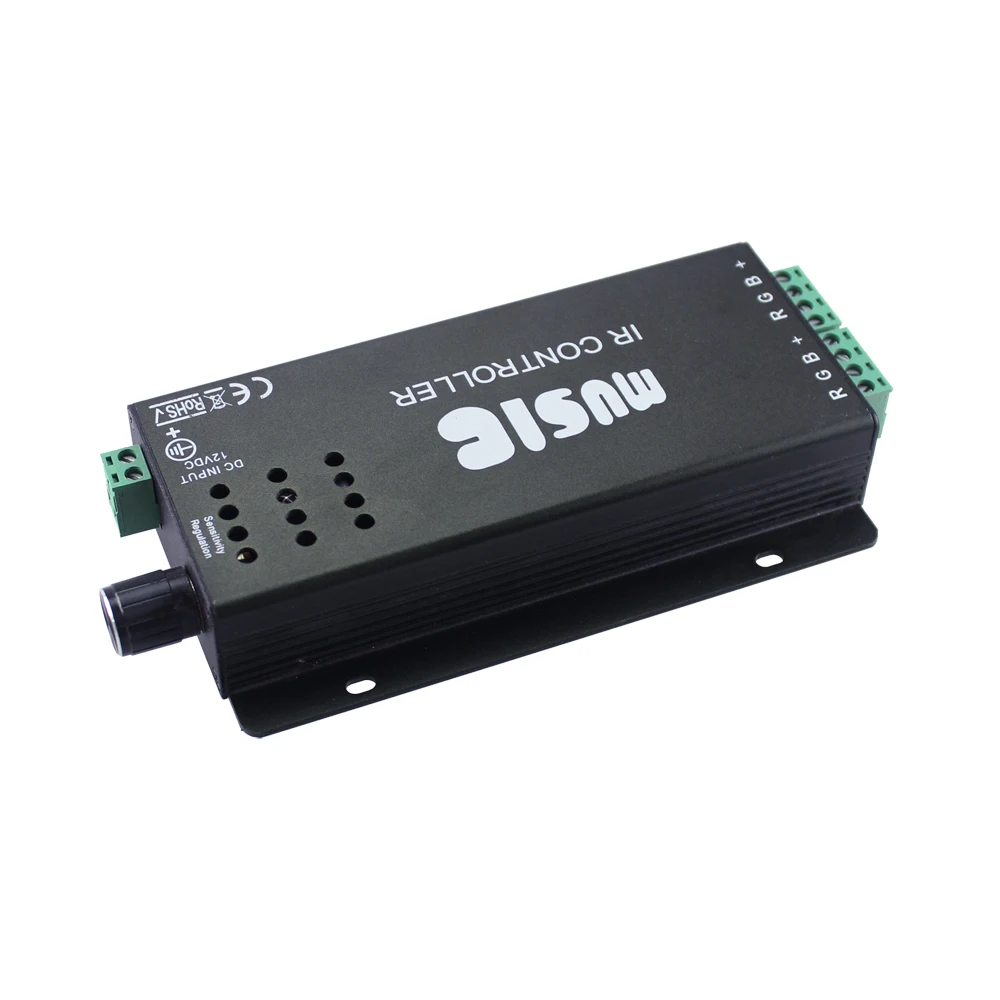 DC12 24V музыкальный контроллер с 24 клавишами ИК пульт дистанционного управления RGB