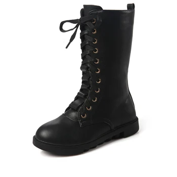 

2020 Spring Winter New Style Children Snow Boots Cowhide Girls Korean Design Boots High Quality Sport Shoes Leather Baby Boots