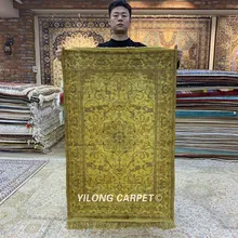 YILONG 2,5 'x4' персидский шелковый ковер ручной работы Старый персидский Восточный шелковый ковер(LH1003B