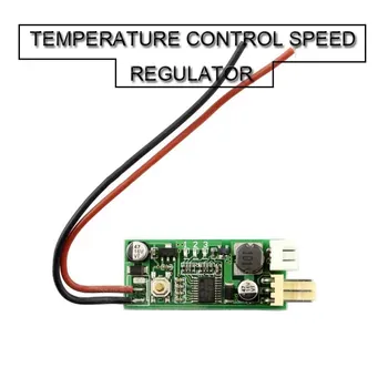 

DC 12V PWM Temperature Controller Fan Speed Governor PWM Speed Controller Switch Temperature Control Governor for PC Fan