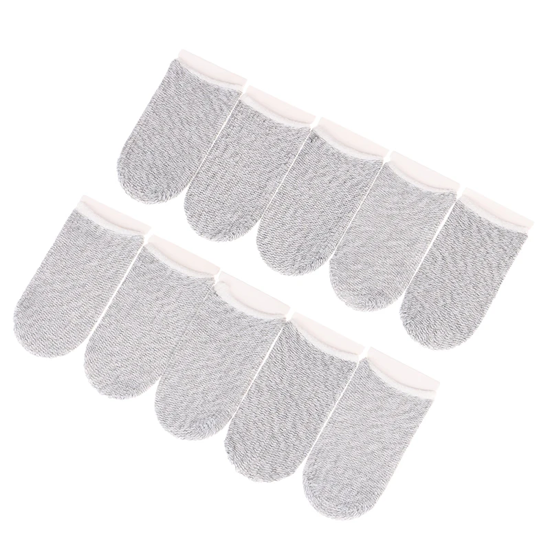 10Pcs Mobile Game Sweat-proof Fingers Gloves Touch Screen Thumbs Finger Sleeve