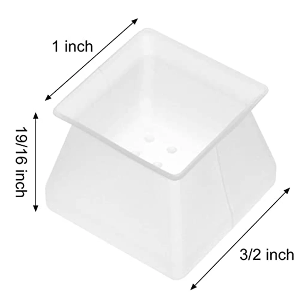 Cubierta de protección de silicona para muebles, Protector cuadrado para patas de Silla, BOM666, 4/8/16 Uds.