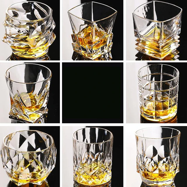 New Square Crystal Whiskey Glass Cup For the Home Bar Beer Water and Party  Hotel Wedding Glasses Gift Drinkware - AliExpress