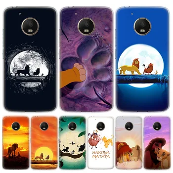 

hakuna matata The Lion King Phone Case For MOTO Motorola G8 E4 E5 E6 G7 G6 G5S Plus Play Power ONE Action Cover Coque soft Silic