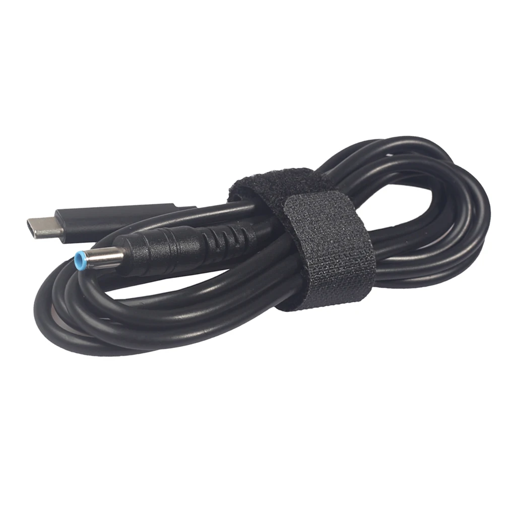 USB Type C to 4.5x3.0mm Plug PD Charging Cable Power Adapter for PC