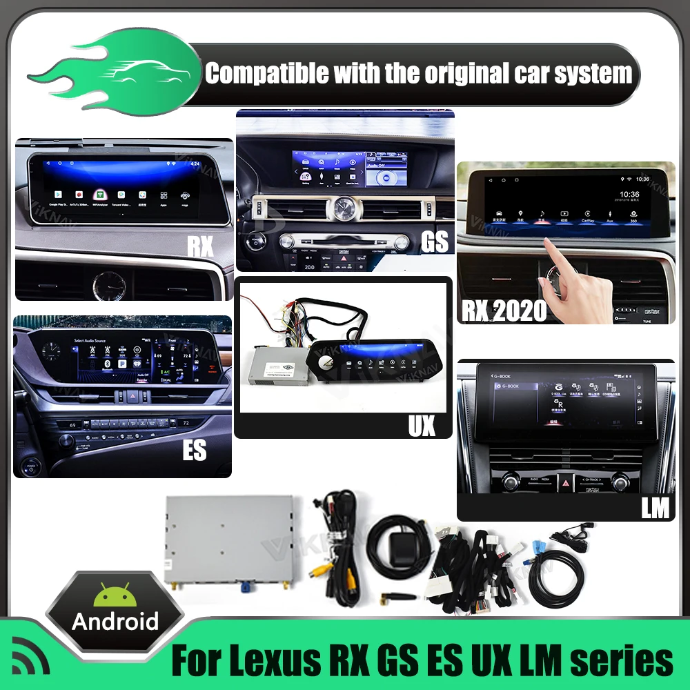 

Android Car Radio For Lexus series Lexus RX GS ES UX LM series Car DVD Player Auto GPS Navigation Wifi 4G stereo head unit