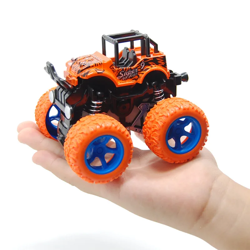1:36 детская инерции четырёхколёсный вагончик с четырьмя Diecasts игрушечное транспортное средство противоударный амортизатор мальчик качели модель автомобиля