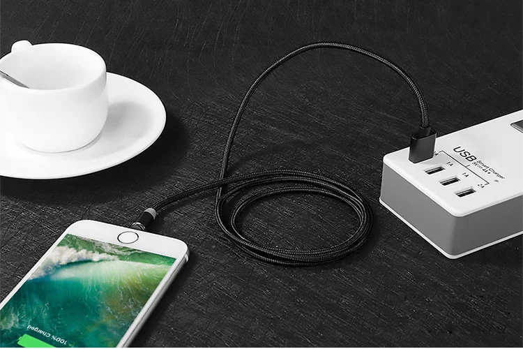 Магнитный usb-кабель Ustarmate для быстрой зарядки и передачи данных для iPhone Micro type-C, кабели USB для быстрой зарядки, кабель USB для мобильного телефона