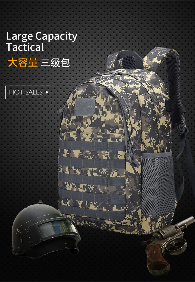 Три уровня курицы сумка для занятий спортом на открытом воздухе для верховой езды армейские вентиляторы на плечо тактический рюкзак для